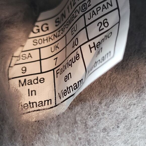 UGG Super Fluff Women’s Size 9 Slippers Shoes Gray Charcoal 1121751 G - Picture 6 of 7